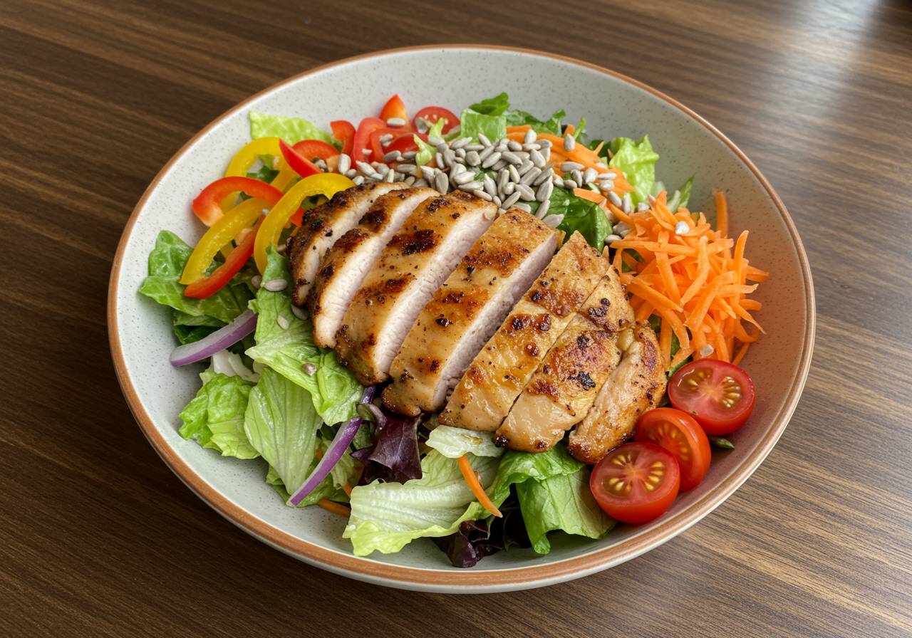 High-Protein Chicken Thigh Salad