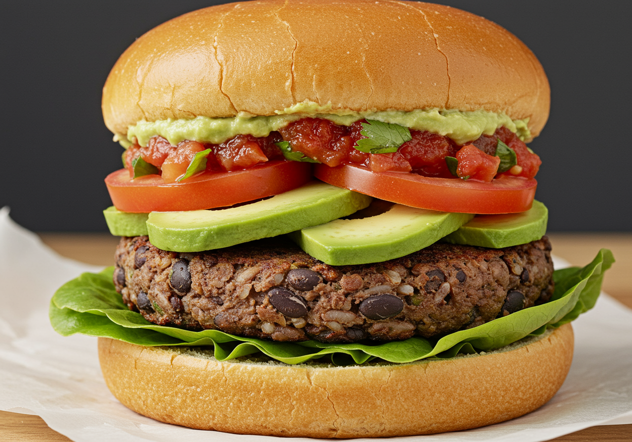 American Black Bean Burgers