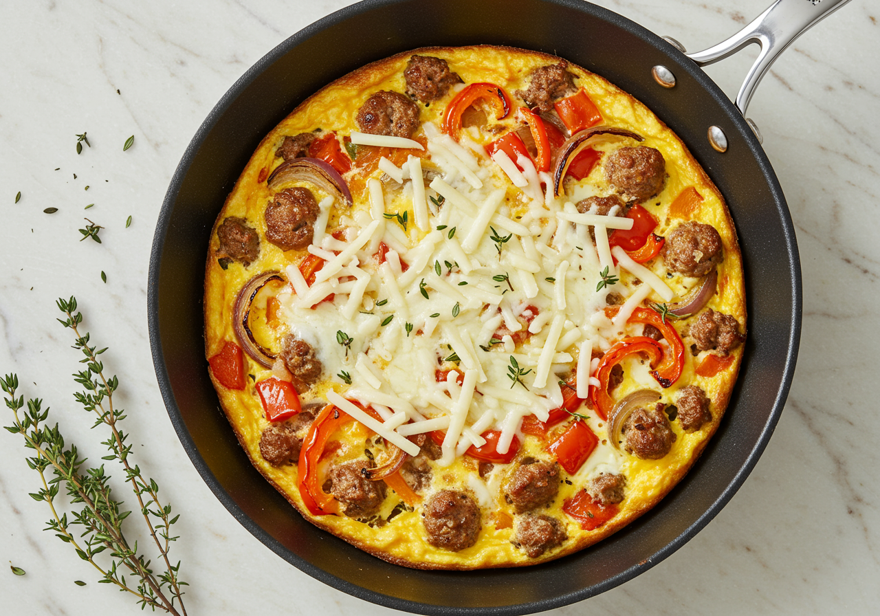Italian Sausage & Pepper Frittata