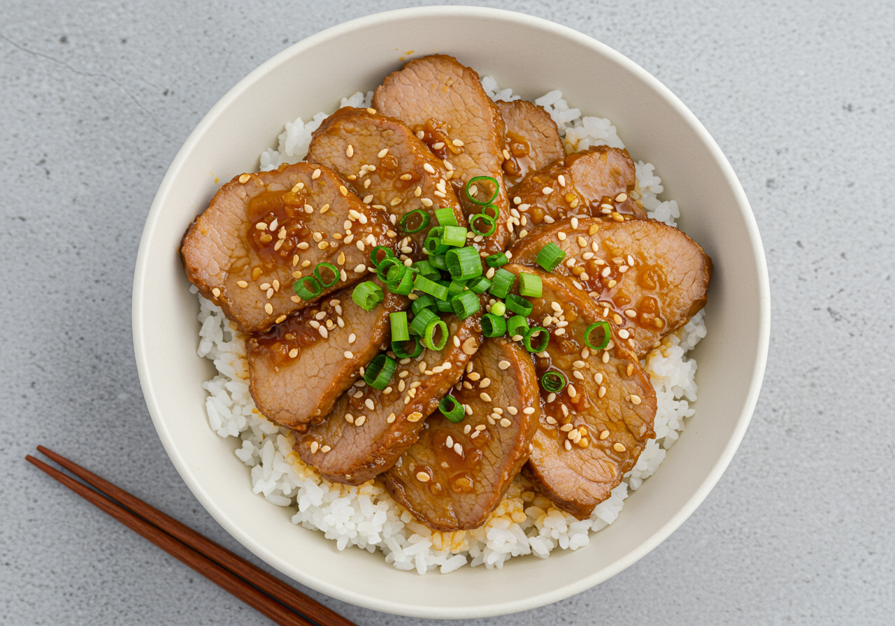 Japanese Pork Ginger Bowl