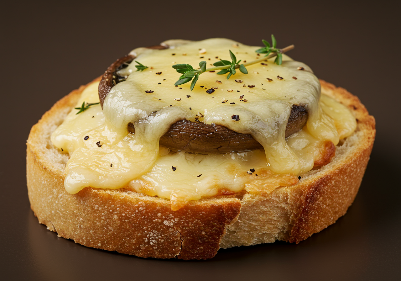 Canadian Mushroom and Cheese Melts