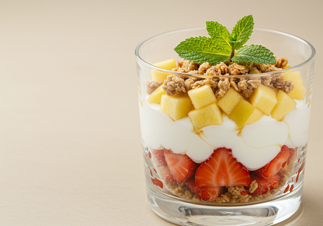 Fruit and Yogurt Parfait
