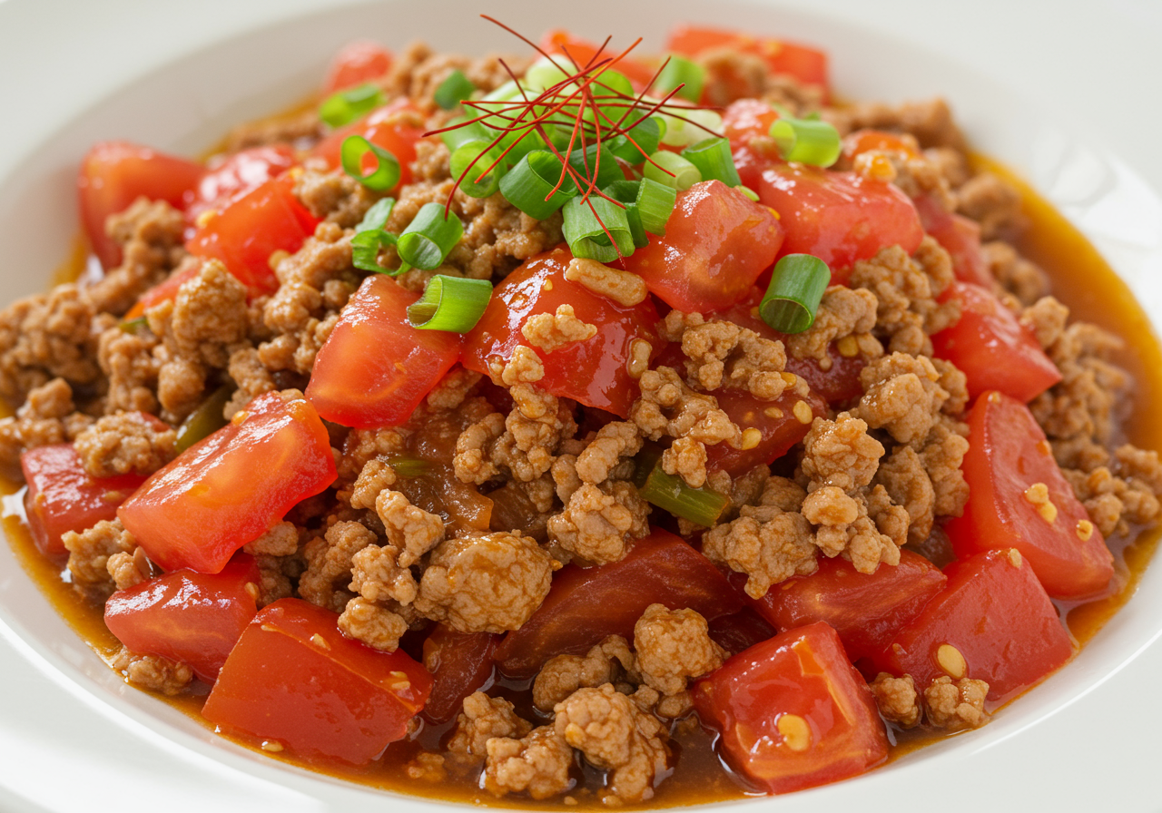 Pork and Tomato Stir-fry