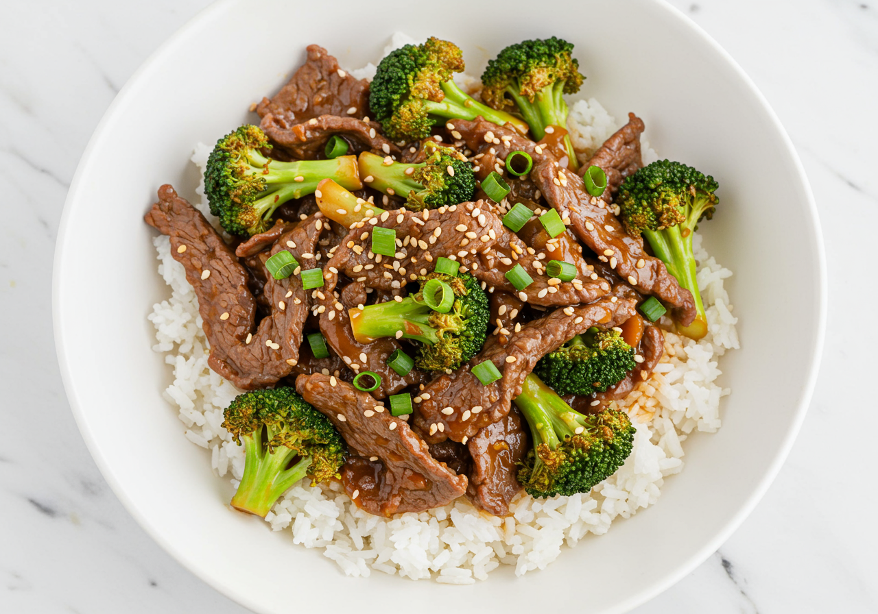 Korean Beef & Broccoli Stir-Fry
