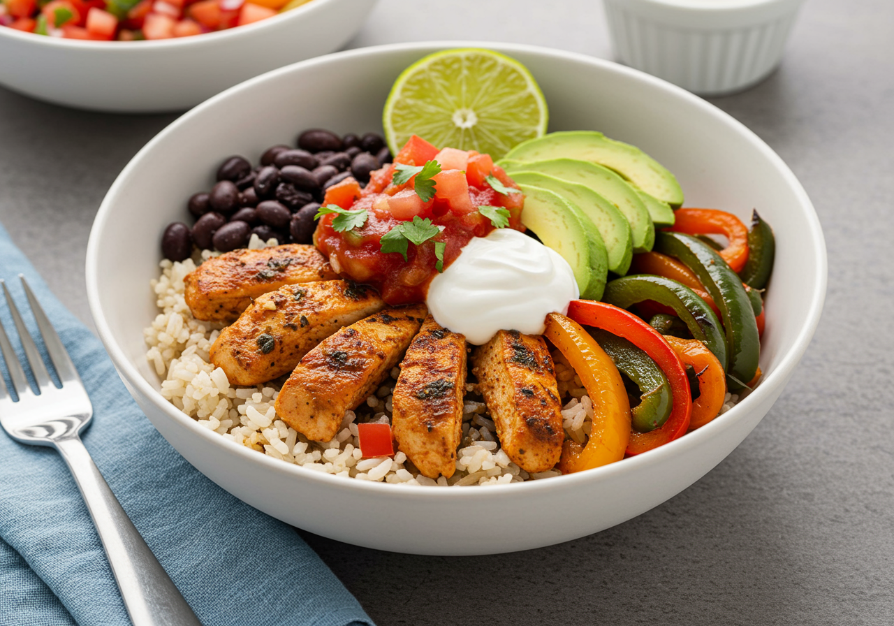 Chicken Fiesta Rice Bowls