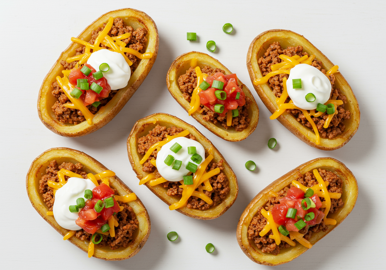 Nacho Loaded Potato Skins