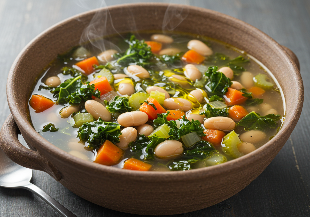 Italian White Bean and Kale Soup