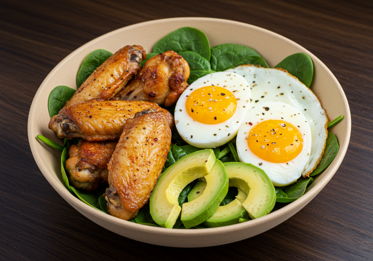 Chicken and Egg Breakfast Bowl