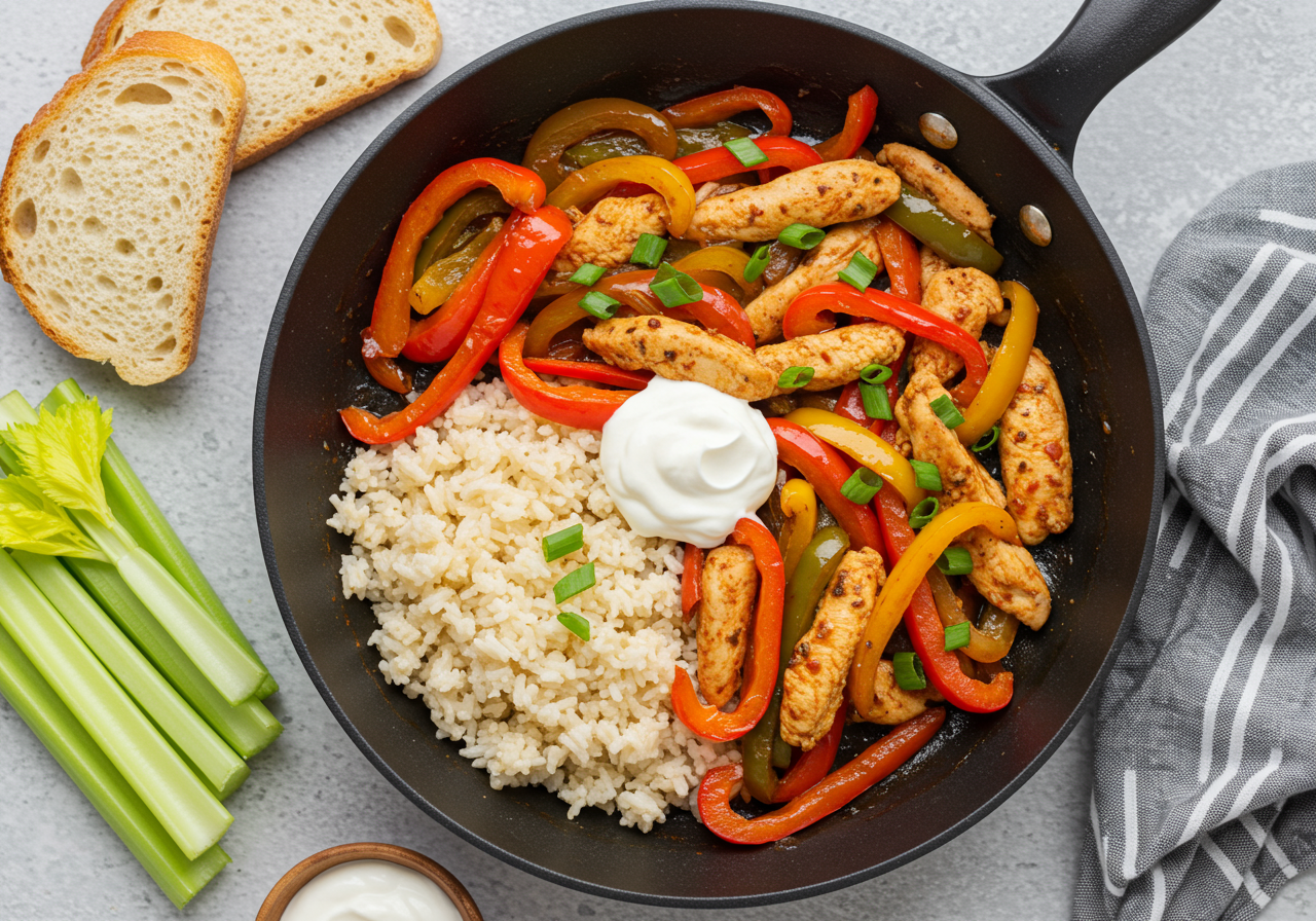 Dairy-Free Chicken Fajita Stir-Fry