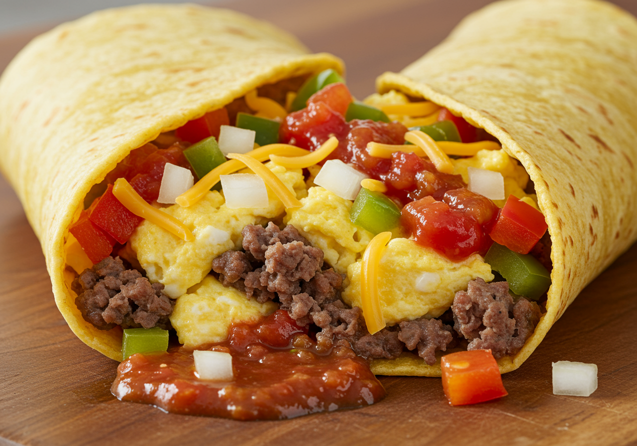 High-Protein Breakfast Burrito