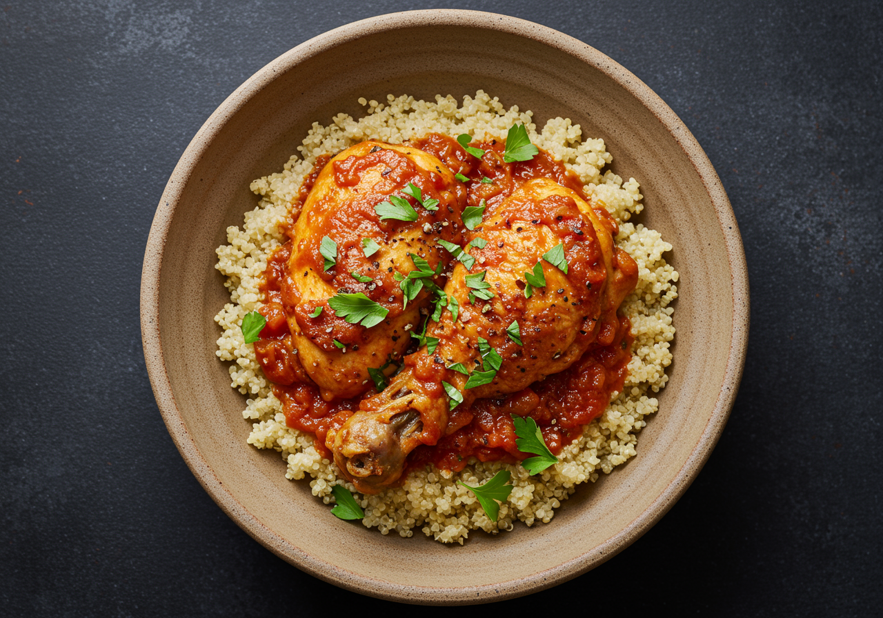 Chicken Cacciatore with Quinoa