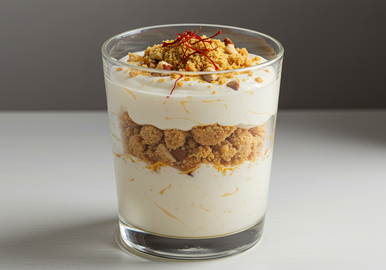 Spiced Yogurt Parfait with Britannia Biscuits
