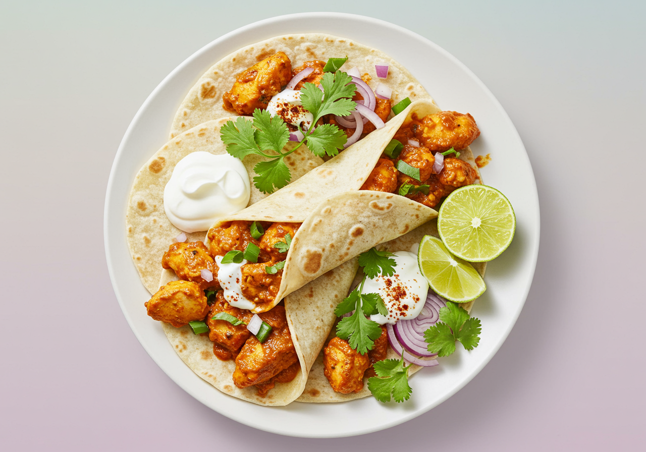 Chicken Tikka Masala Wraps