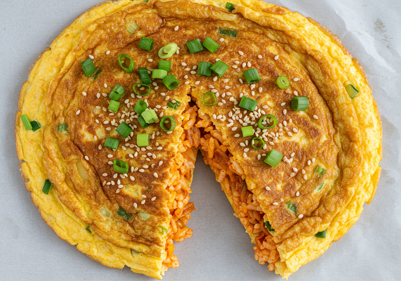 Korean Rice Omelette