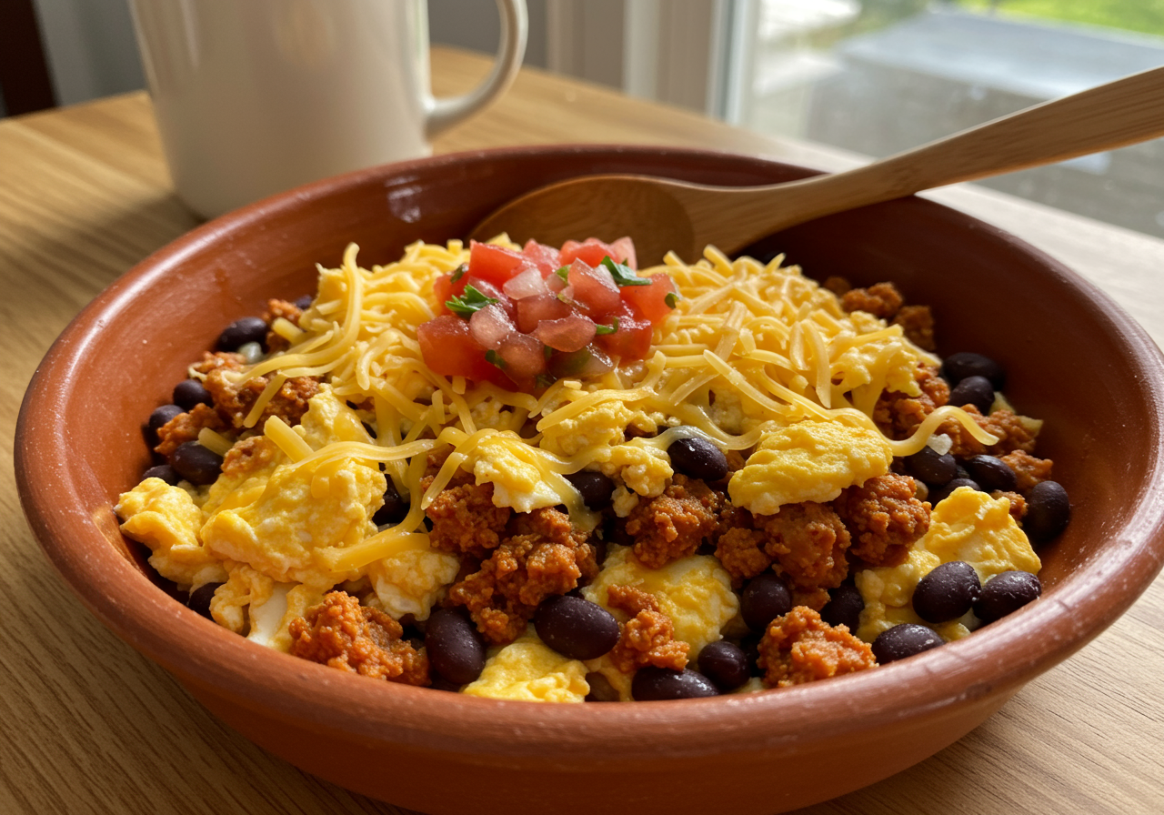 Chorizo & Egg Scramble Bowl