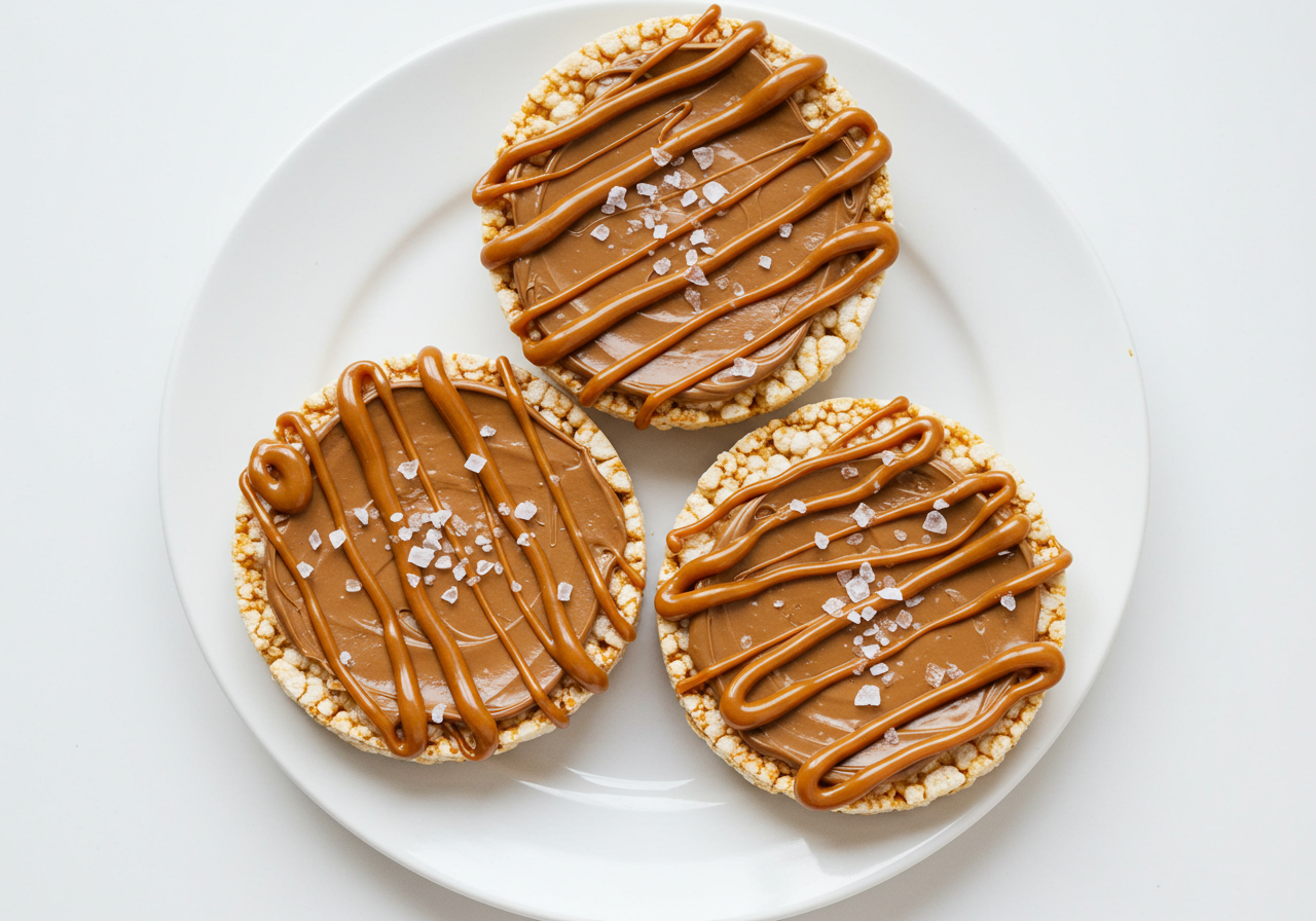 Caramilk Chocolate Rice Cakes